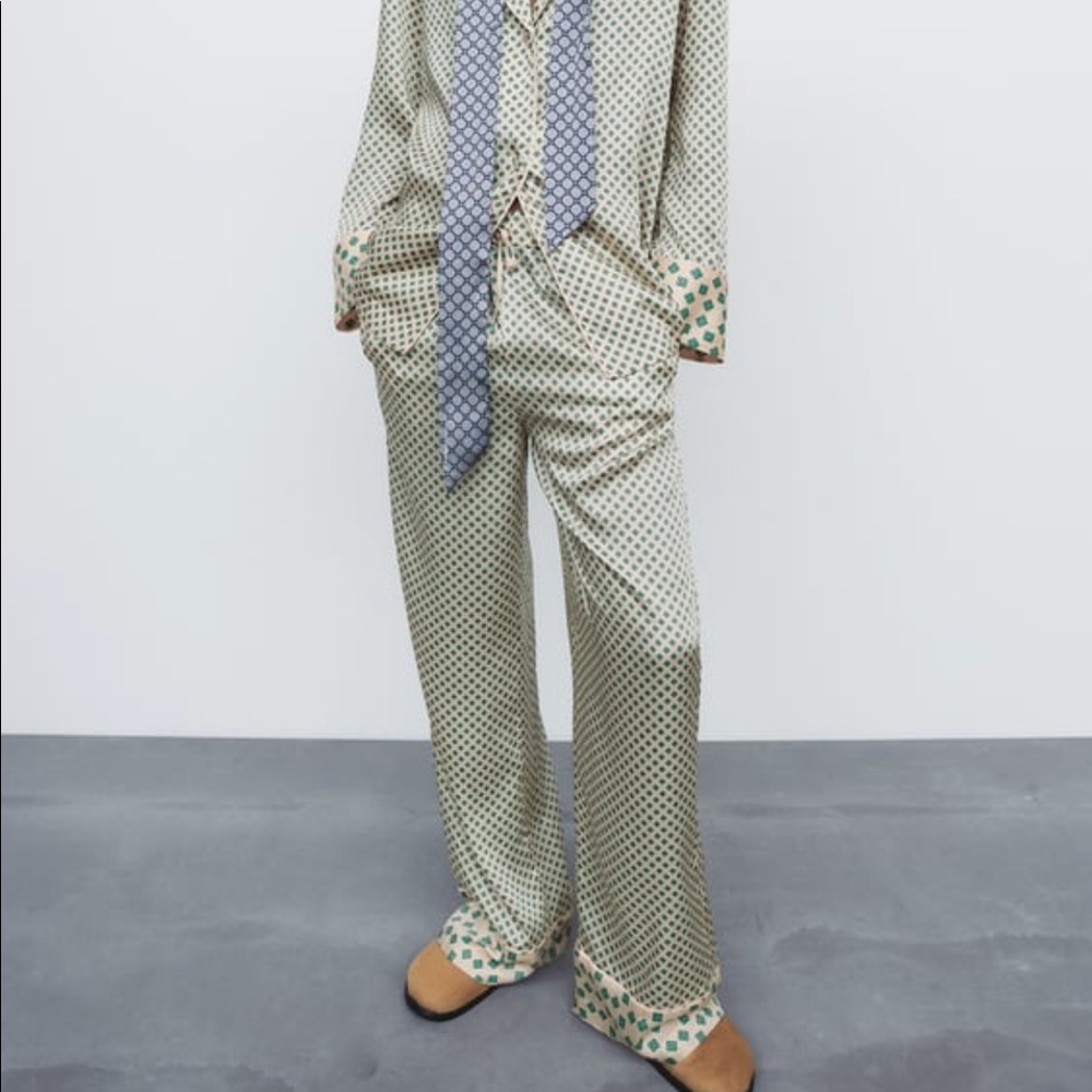 Zara pajama print style set